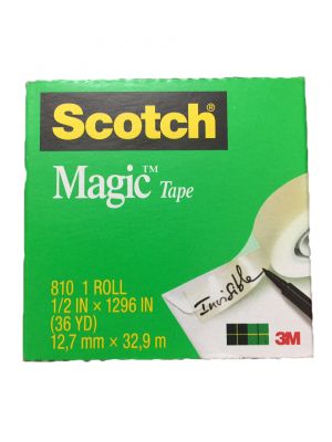 Băng keo viết lên được Scotch 810 1/2x36 (băng keo dán tiền 3M SCOTCH MAGIC)