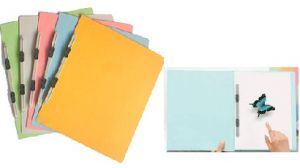 Bìa acco giấy có kẹp Plus