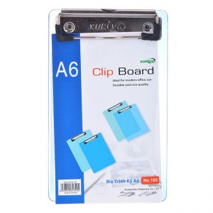 Bìa trình ký mica A6 Xukiva 195