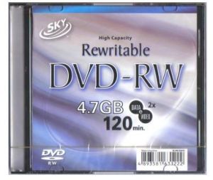 Đĩa DVD RW SKY (ReWrite, hộp=1 cái)