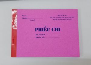 Phiếu chi (2 liên 13x19 50 bộ)