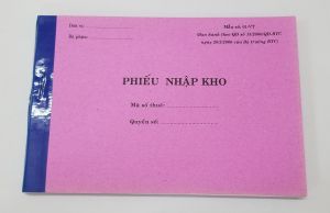 Phiếu nhập 2 liên (13*19 50 bộ)