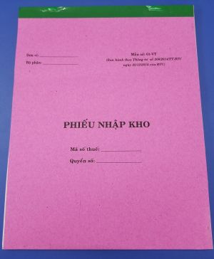 Phiếu nhập 2 liên (20*25 50 bộ)