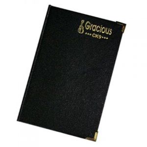 Sổ bìa da đen dày CK9